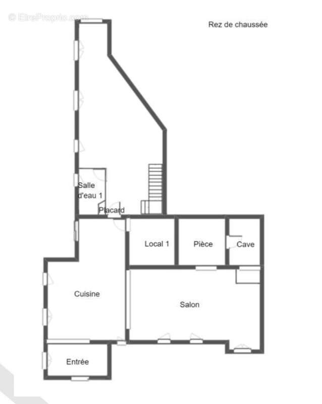 Plan RDC - Maison à CHALONNES-SUR-LOIRE