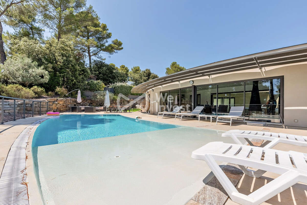 Séjour version re meublé par IA - Maison à SAINT-GELY-DU-FESC