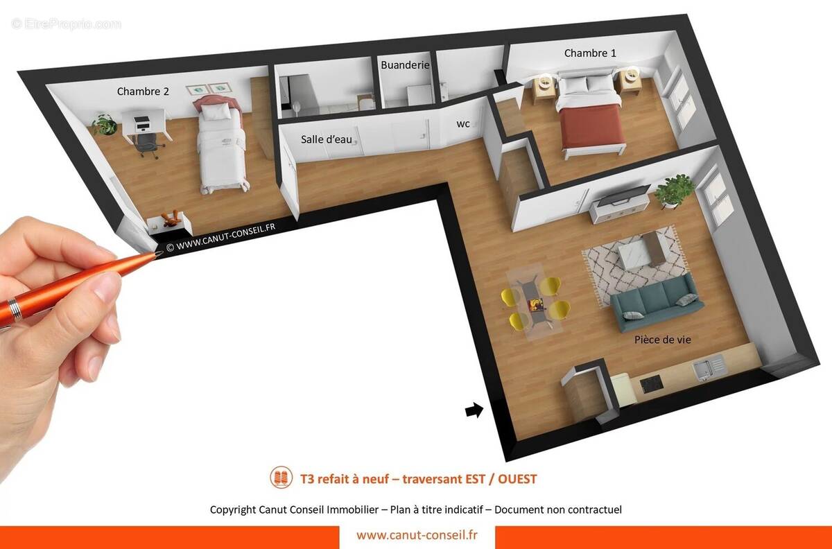 Appartement à LYON-1E