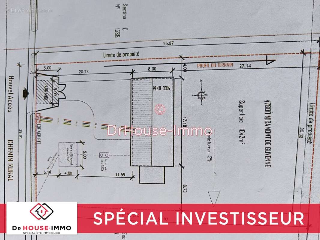 Terrain à MIRAMONT-DE-GUYENNE