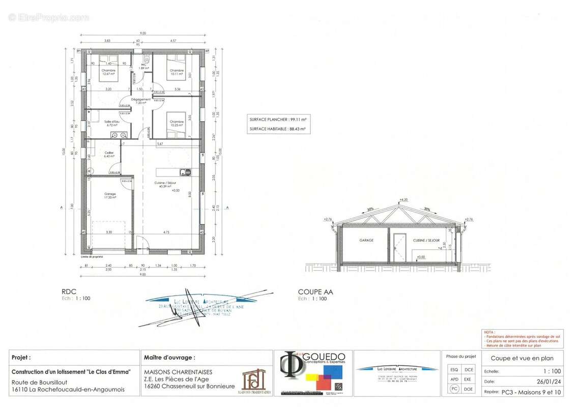 Maison à LA ROCHEFOUCAULD