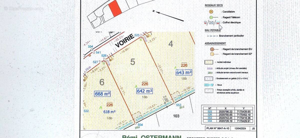 Terrain à HOCHSTATT