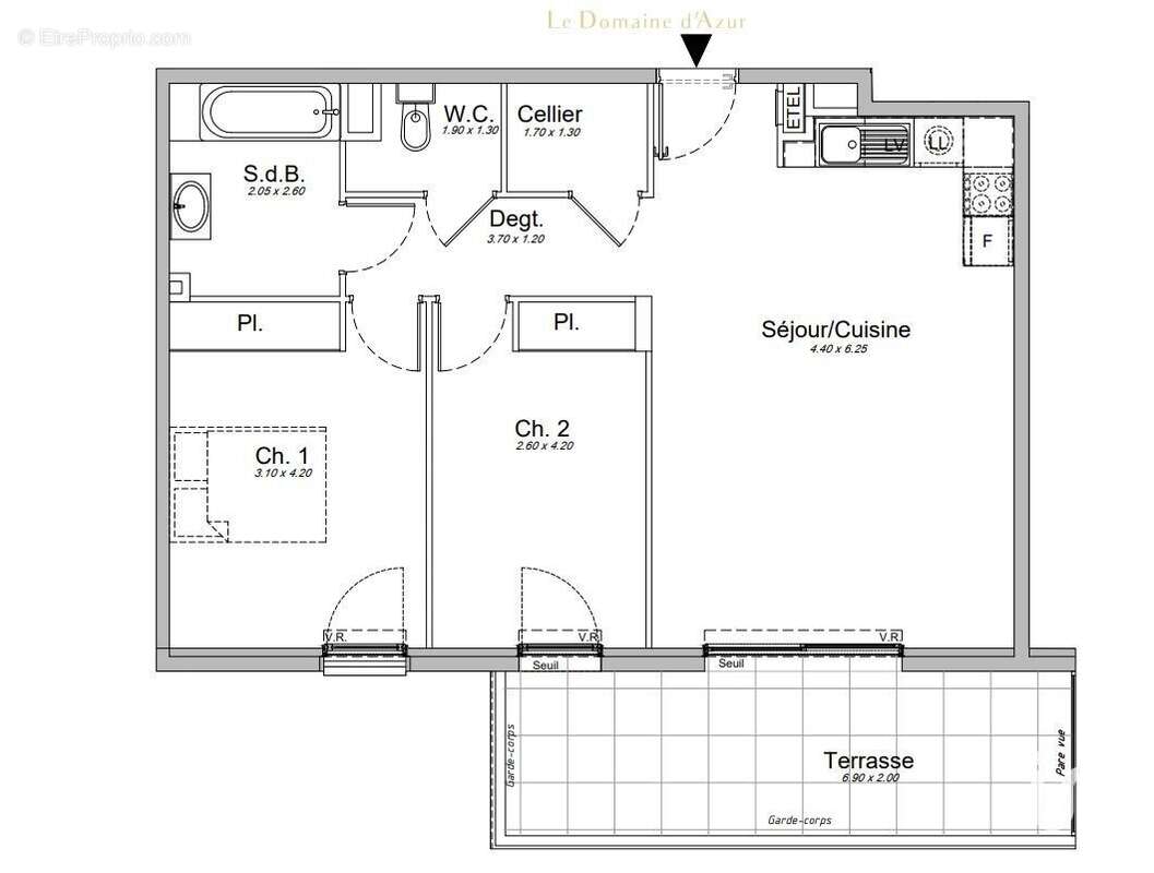 Photo 2 - Appartement à SAINT-LAURENT-DU-VAR