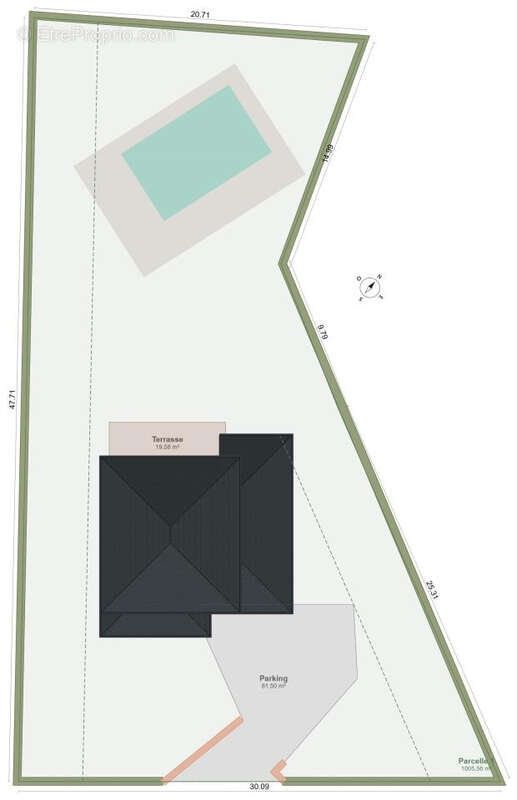 Terrain à SAINT-CHEF