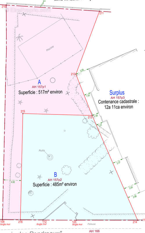Terrain à SAINT-CHEF