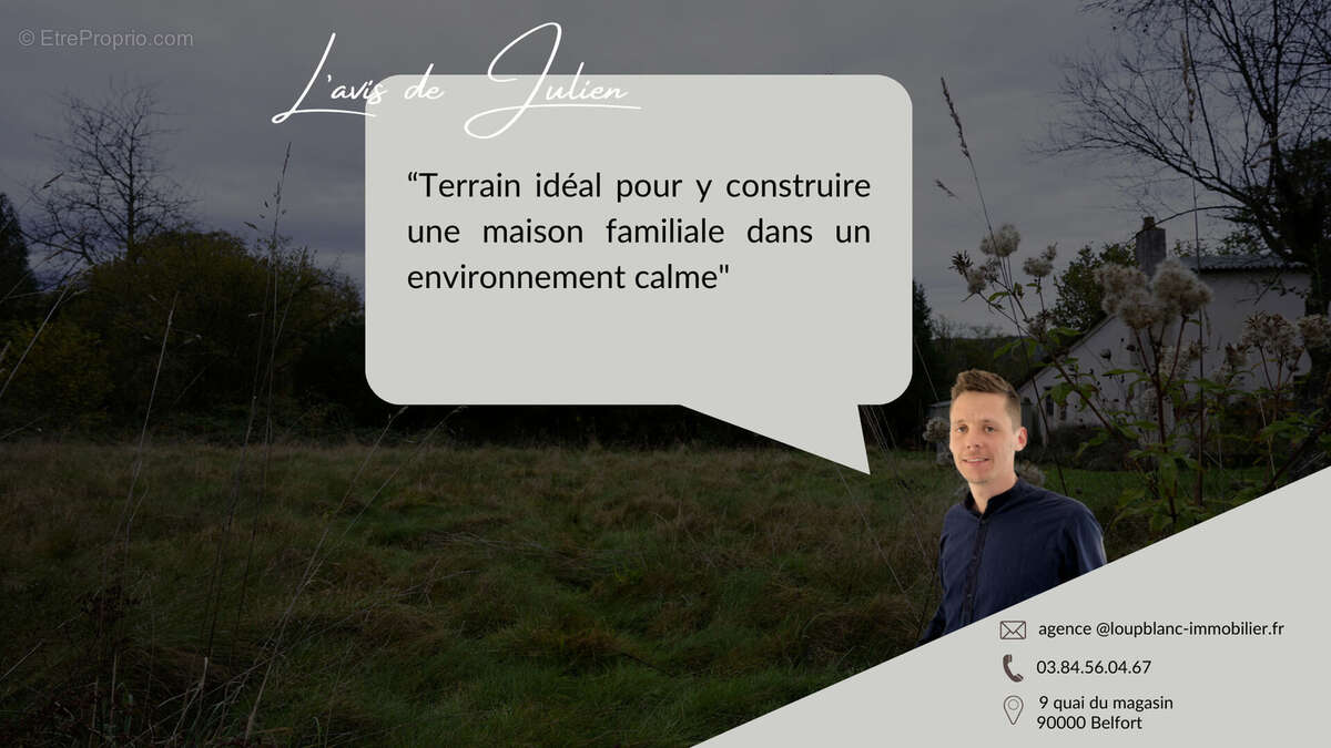 Terrain à CHAMPAGNEY