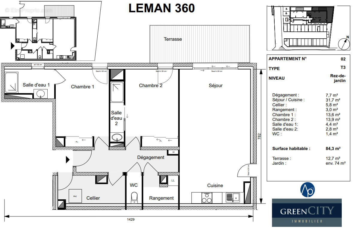 Appartement à MESSERY