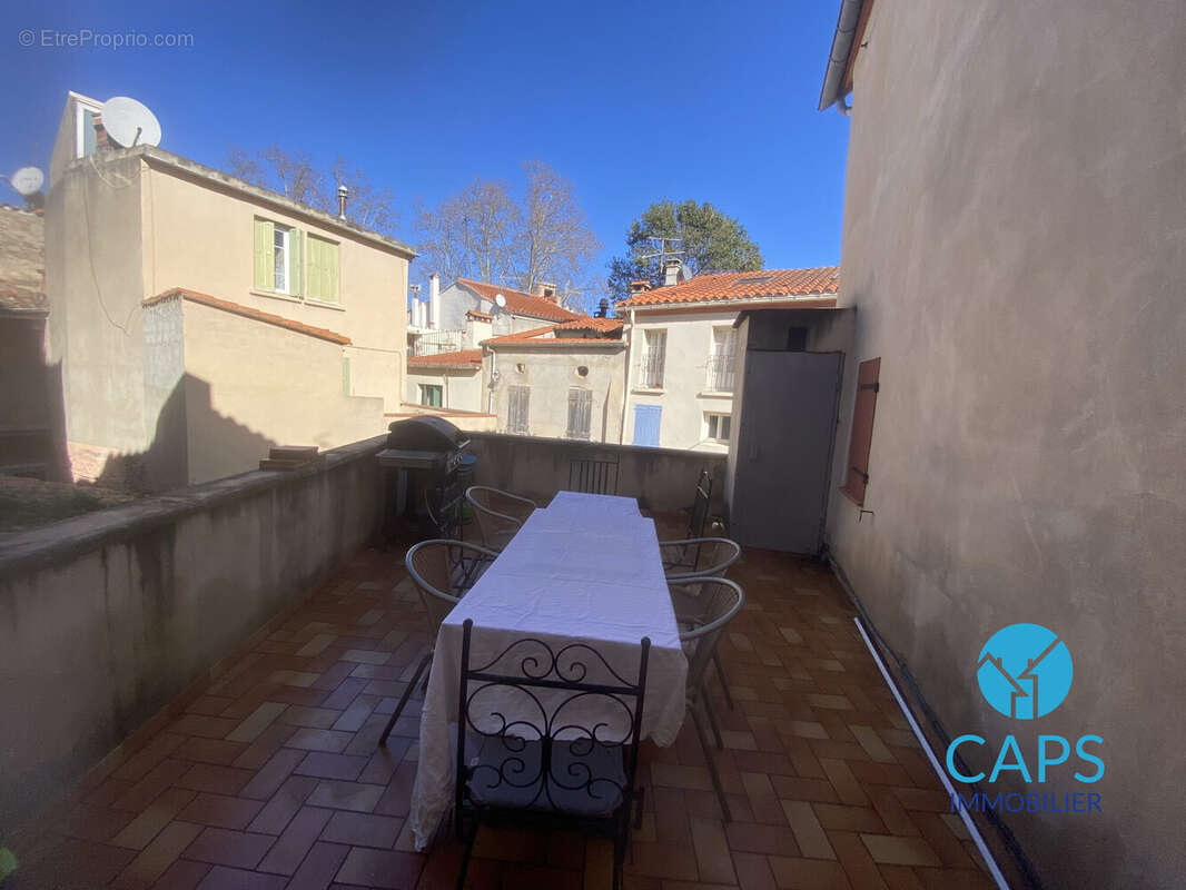 Terrasse - Appartement à CERET