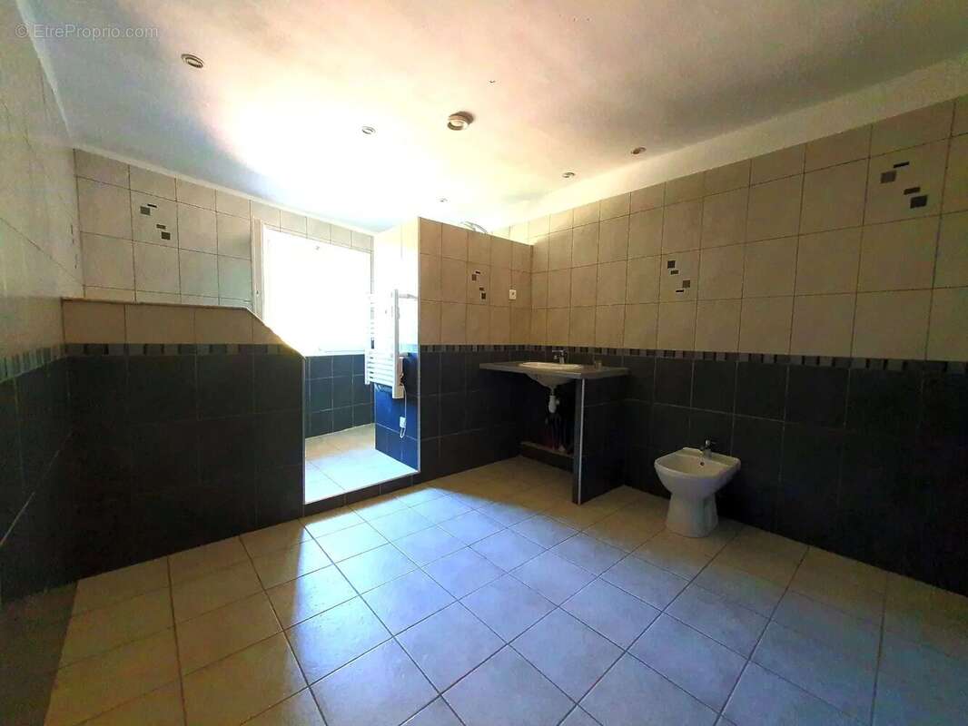 Grande salle d\&#039;eau confortable - Maison à SENAS