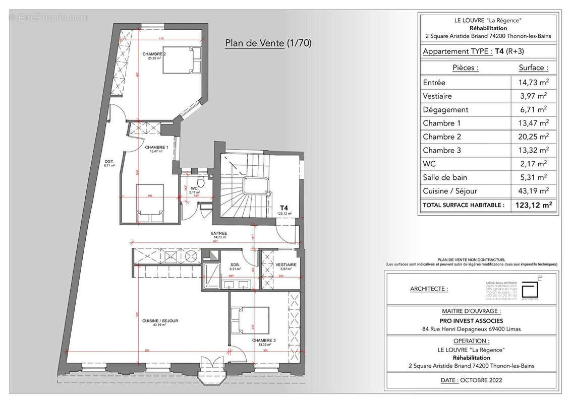 Appartement à THONON-LES-BAINS