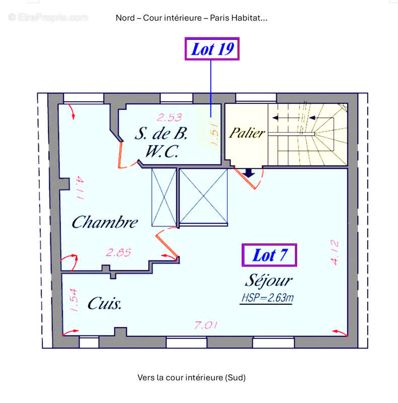 Appartement à PARIS-17E