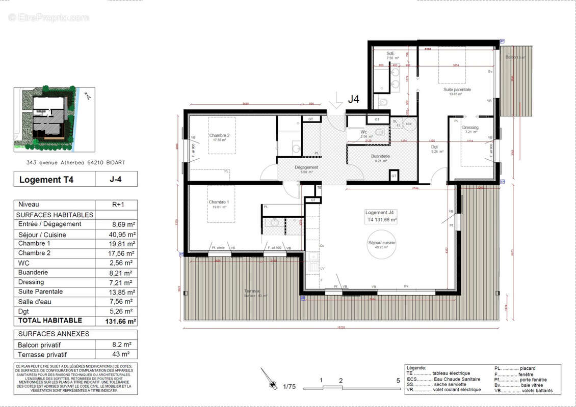 Appartement à BIDART
