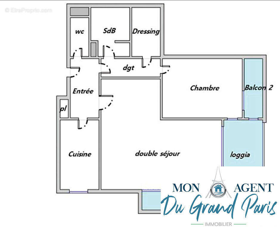 Appartement à JOUY-EN-JOSAS