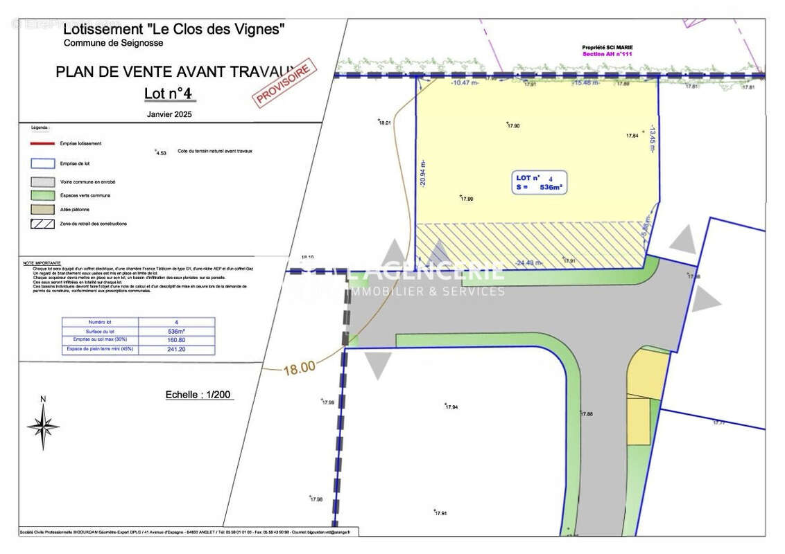 Terrain à SEIGNOSSE