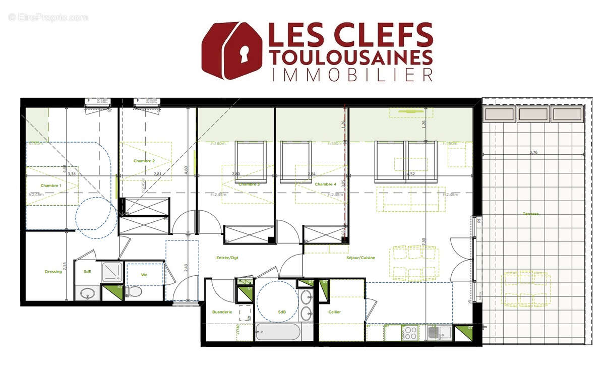 Appartement à CASTELGINEST