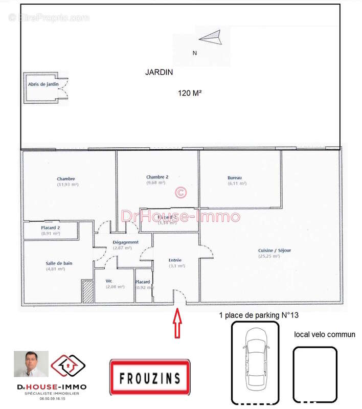 Appartement à FROUZINS