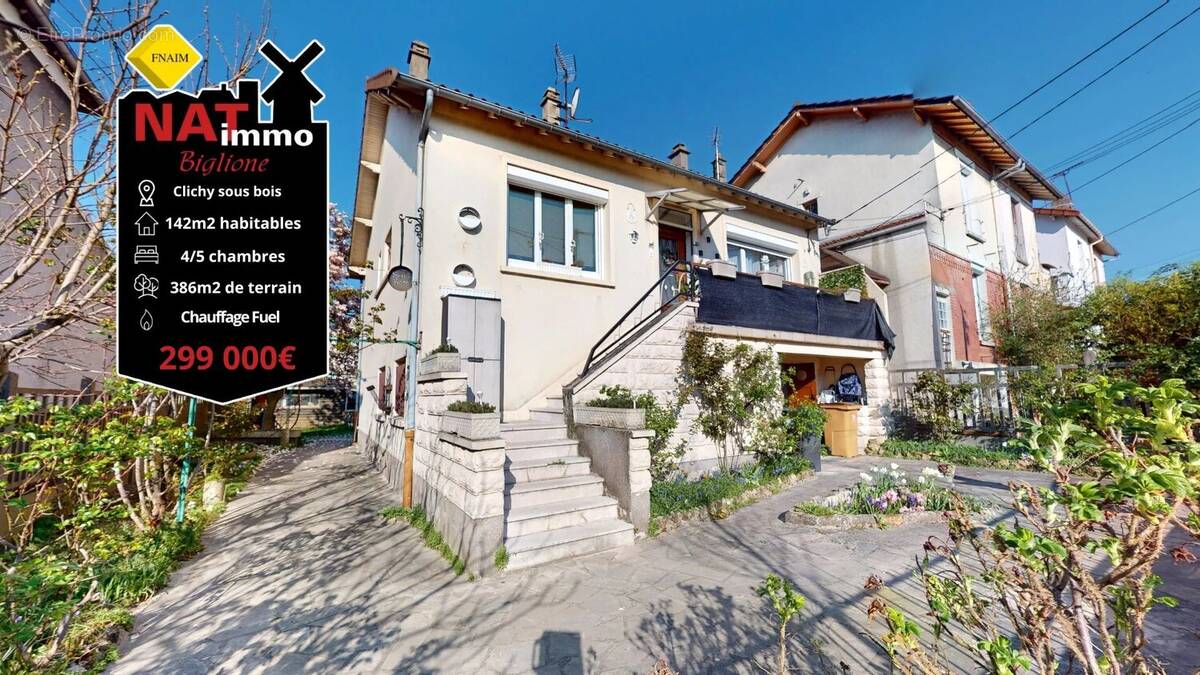 Maison à CLICHY-SOUS-BOIS