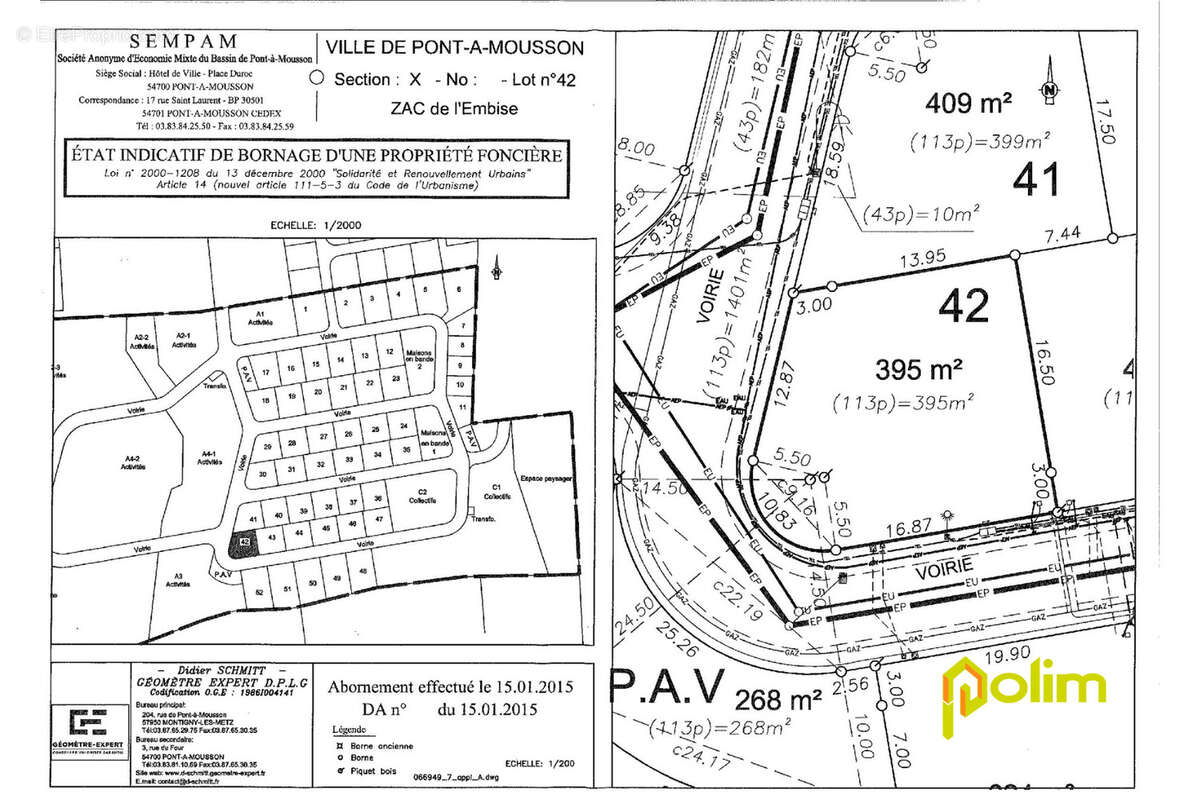 Terrain à PONT-A-MOUSSON