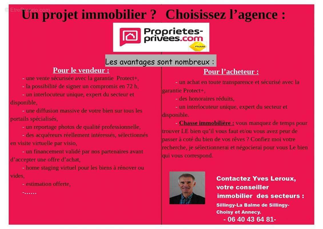 Maison à LA BALME-DE-SILLINGY