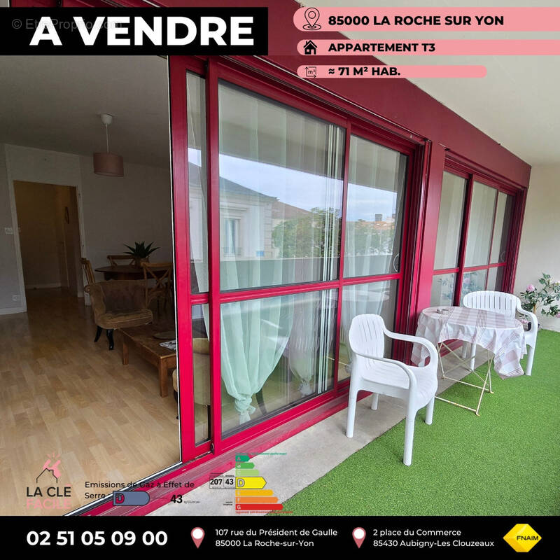 Appartement à LA ROCHE-SUR-YON