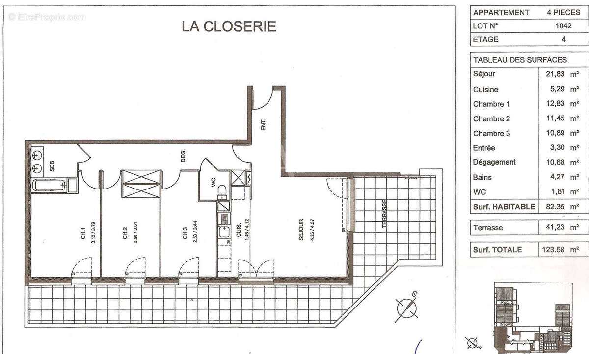 Appartement à CARRIERES-SOUS-POISSY