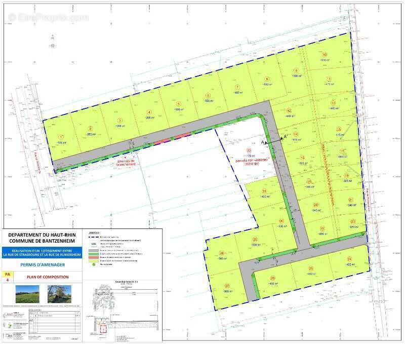 Terrain à BANTZENHEIM