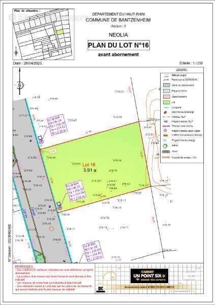 Terrain à BANTZENHEIM