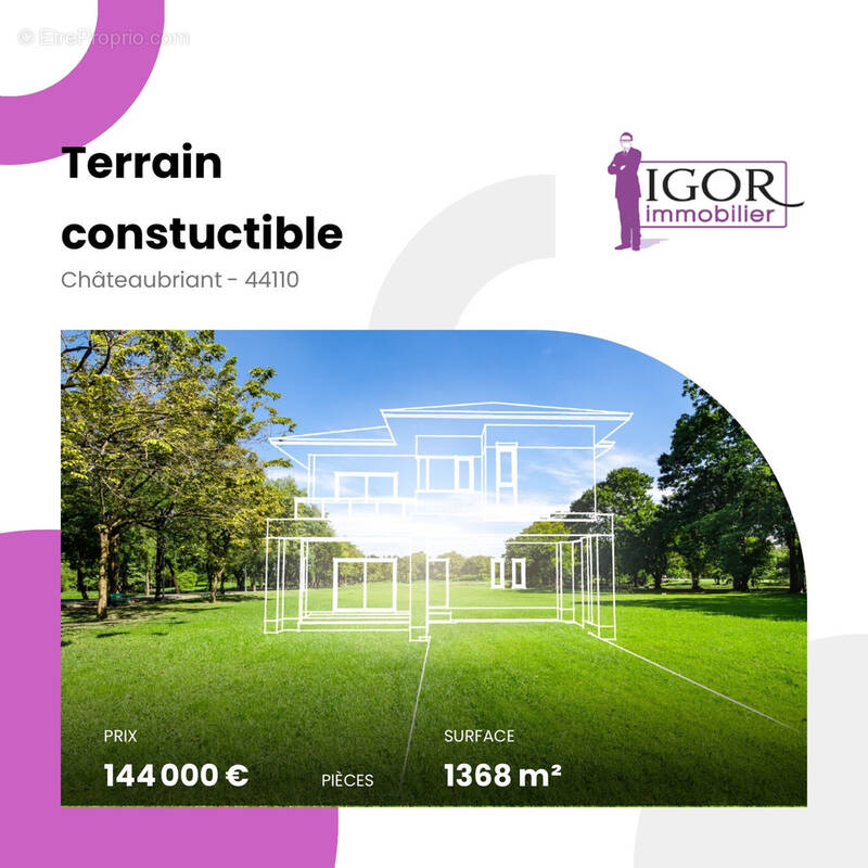 Terrain à CHATEAUBRIANT