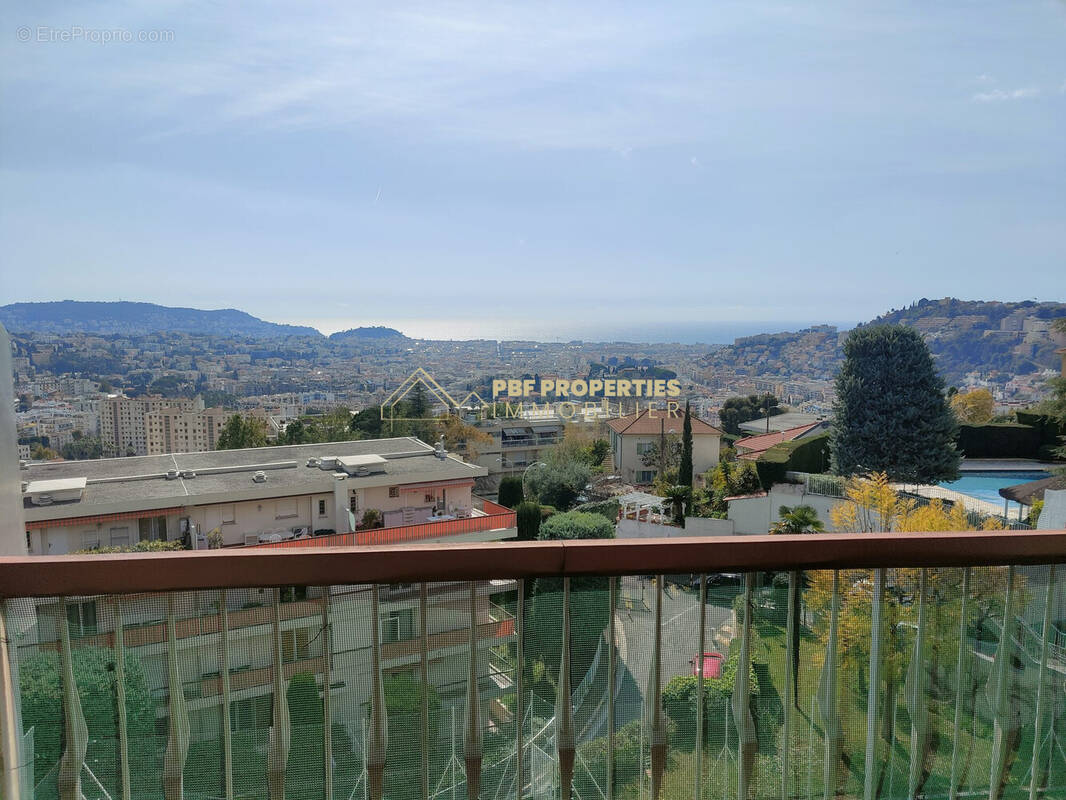 Vue plein sud - Appartement à NICE