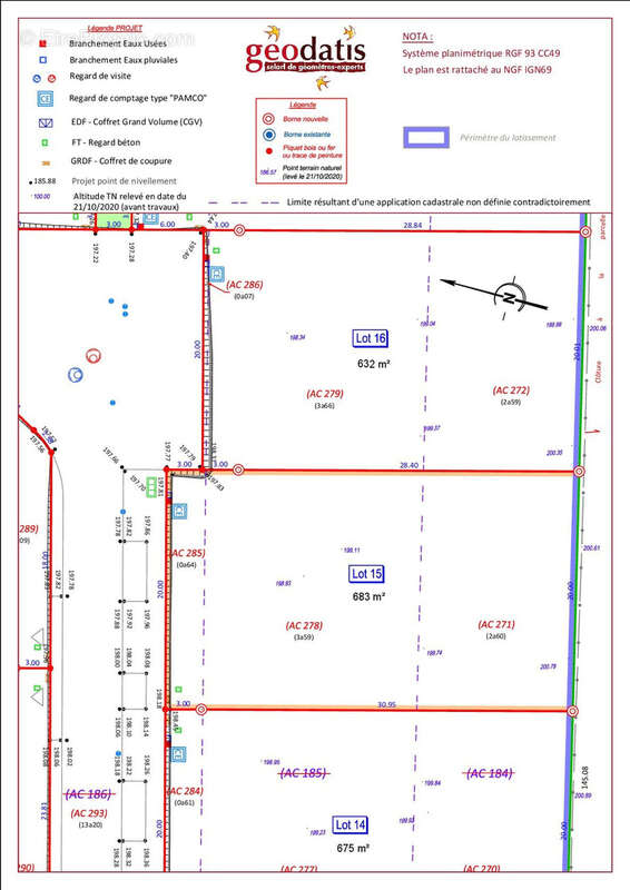 Terrain à VANDIERES