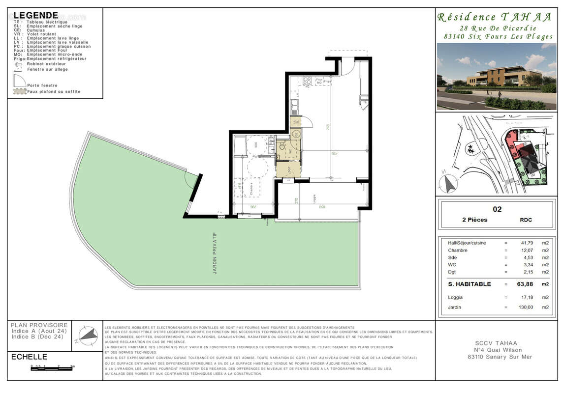 Appartement à SIX-FOURS-LES-PLAGES