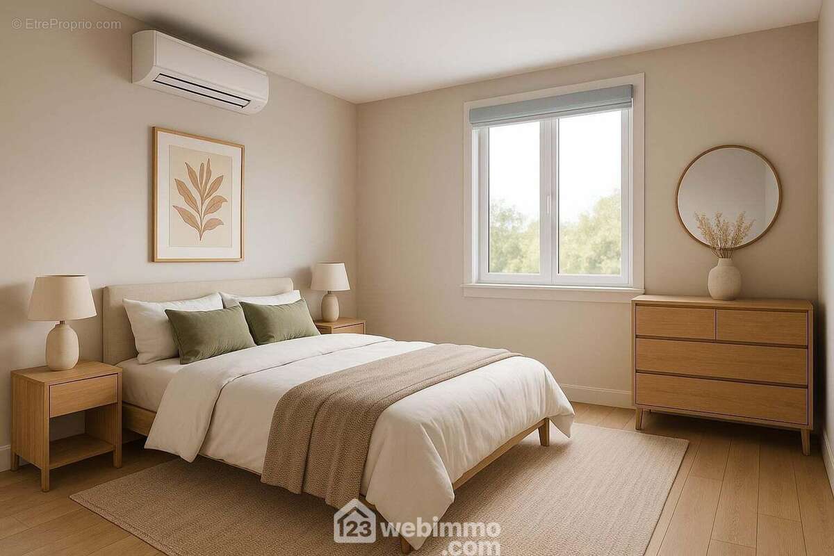 Cette même chambre aménagée après peinture - Maison à PARGNY-FILAIN