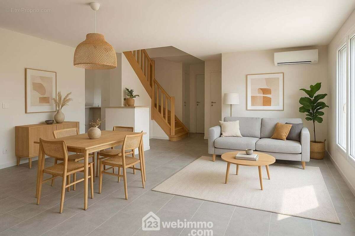 Voici un aperçu après finitions et aménagement - Maison à PARGNY-FILAIN