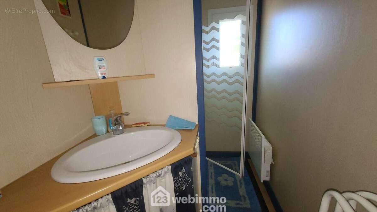 Salle d&#039;eau et douche - Maison à TALMONT-SAINT-HILAIRE