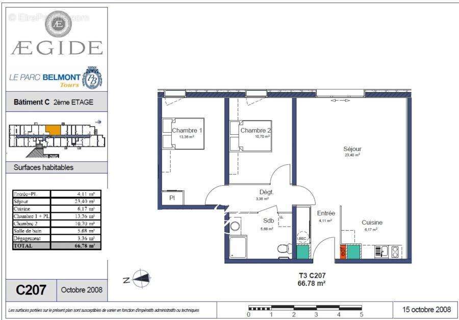 Appartement à TOURS