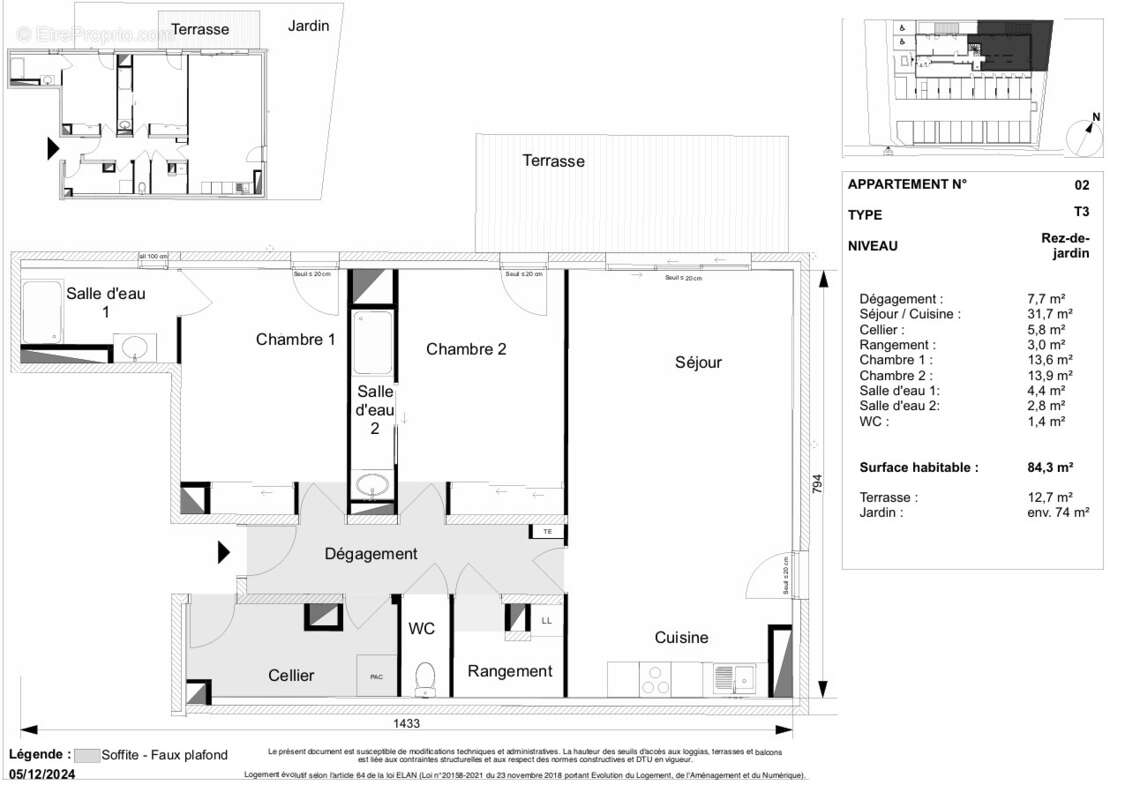 Appartement à MESSERY