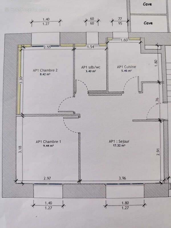 Appartement à MONDEVILLE