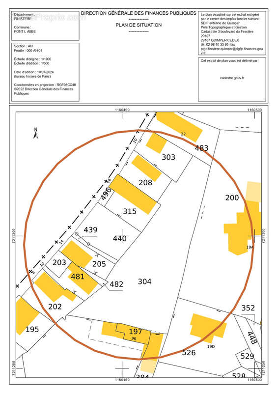 Terrain à PONT-L&#039;ABBE