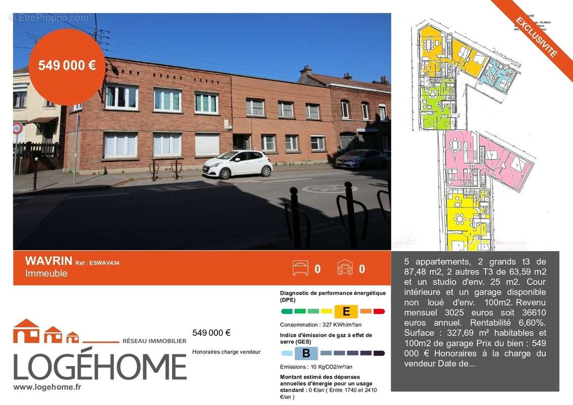 Appartement à WAVRIN