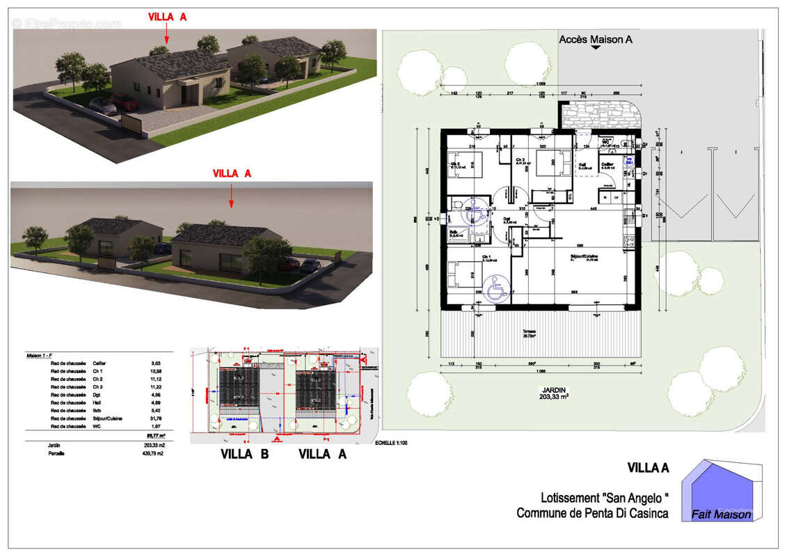 Maison à PENTA-DI-CASINCA