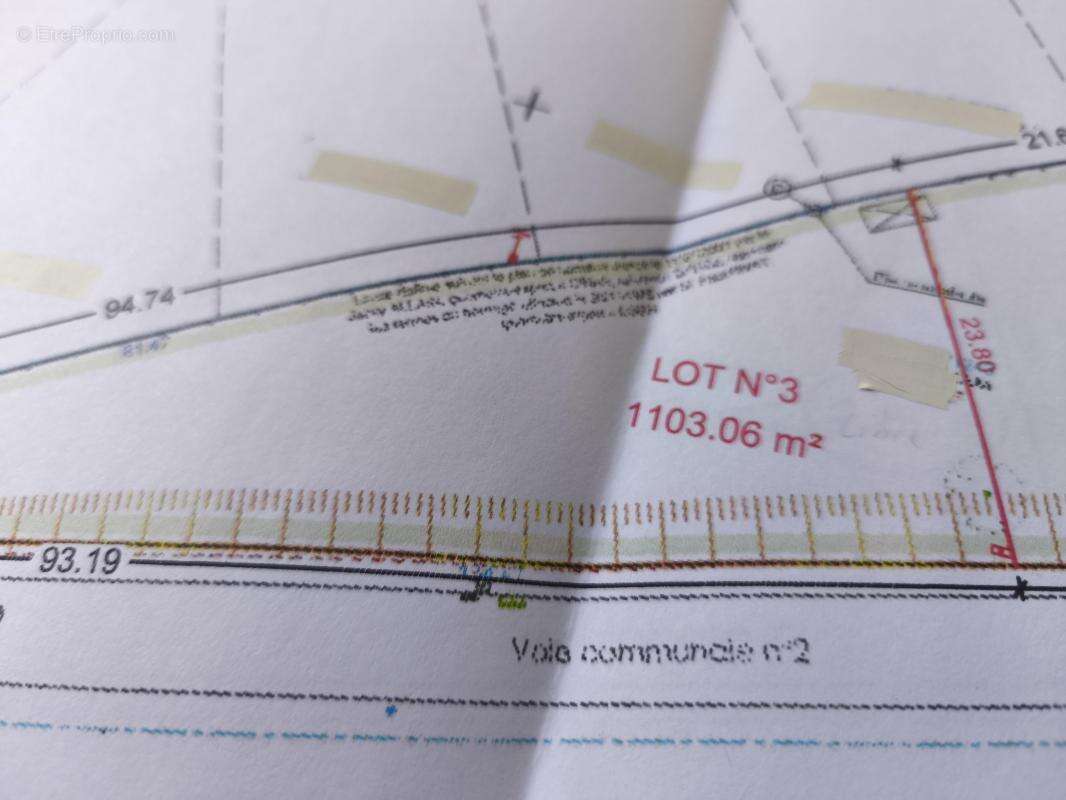 Terrain à PLUMAUDAN