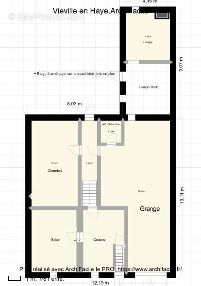 Maison à VIEVILLE-EN-HAYE