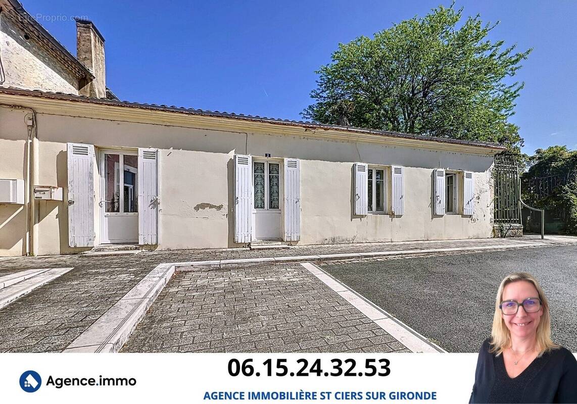 Maison à SAINT-CIERS-SUR-GIRONDE