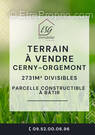 Terrain à CERNY