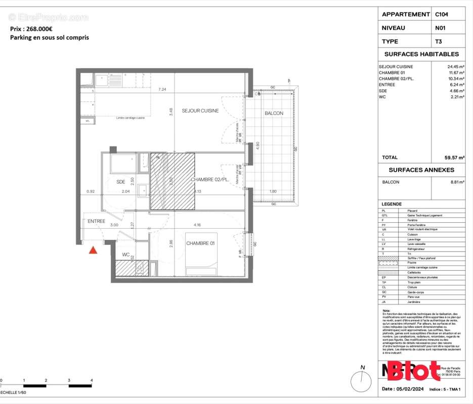 Appartement à LORIENT