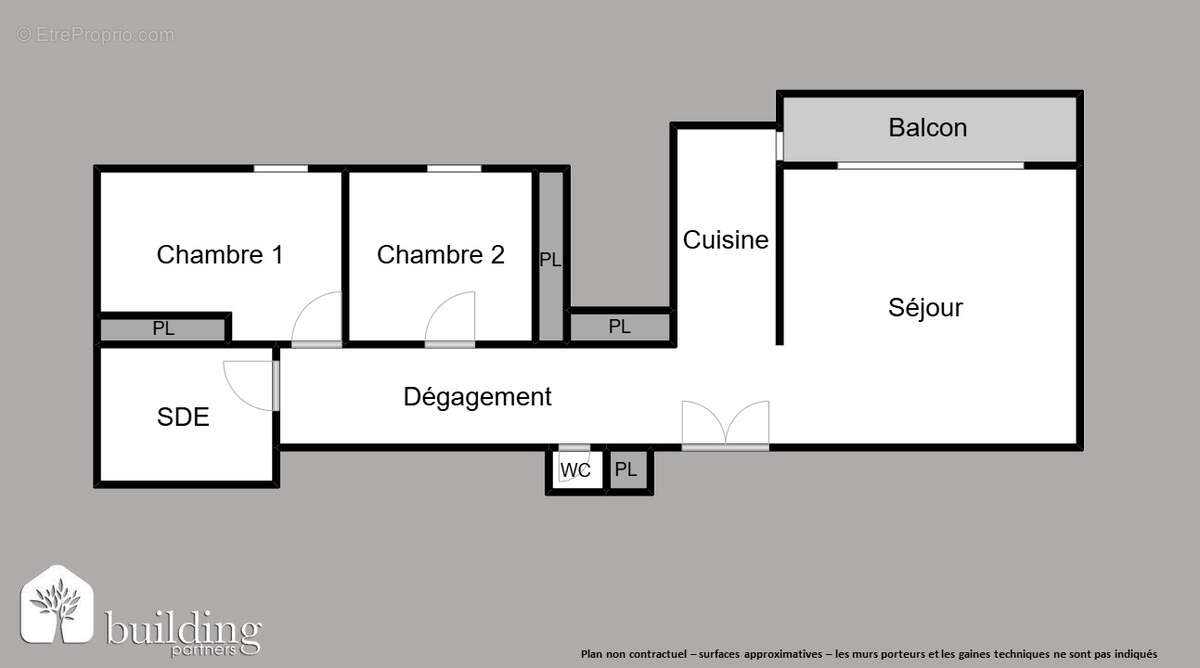 Appartement à LEVALLOIS-PERRET