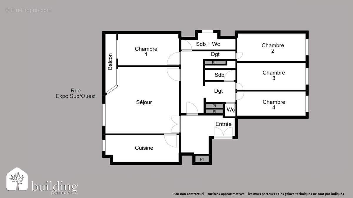 Appartement à LEVALLOIS-PERRET