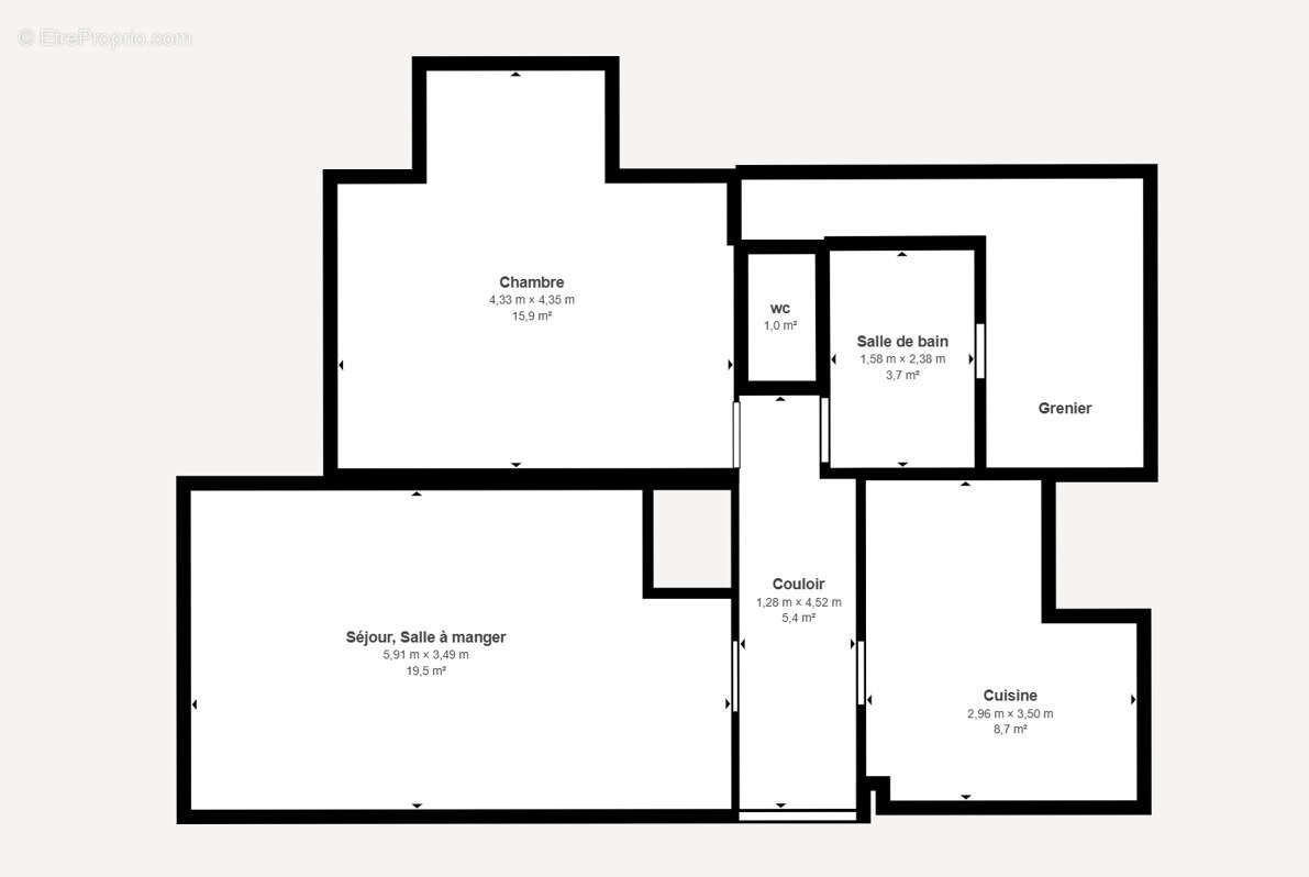 Appartement à CORMELLES-LE-ROYAL