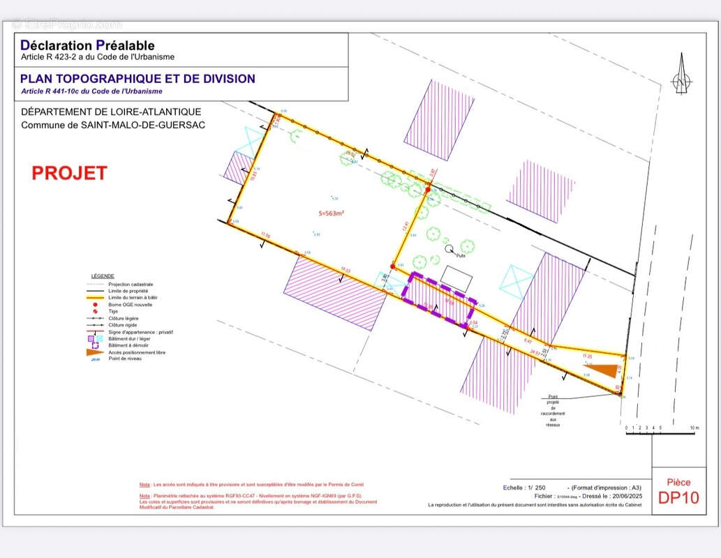 Terrain à SAINT-MALO-DE-GUERSAC