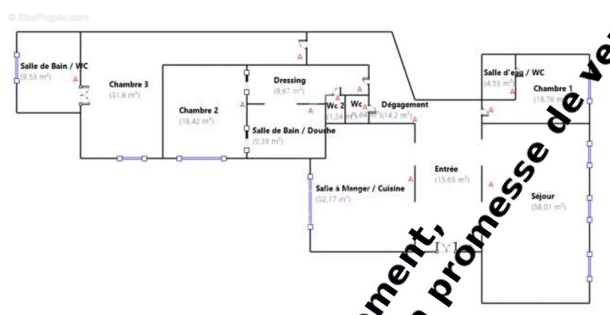 Appartement à PARIS-8E